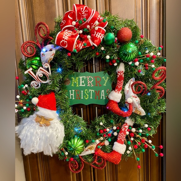 Handmade Christmas Wreath - Picture 3 of 5